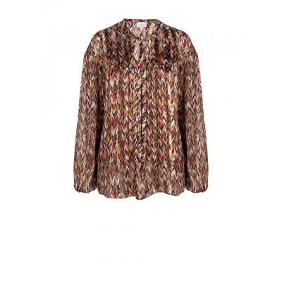 Dante 6 June Printed Chevron Blouse - multicolor | SPRING SALE Dante 6 June Printed Chevron Blouse - multicolor | SPRING SALE